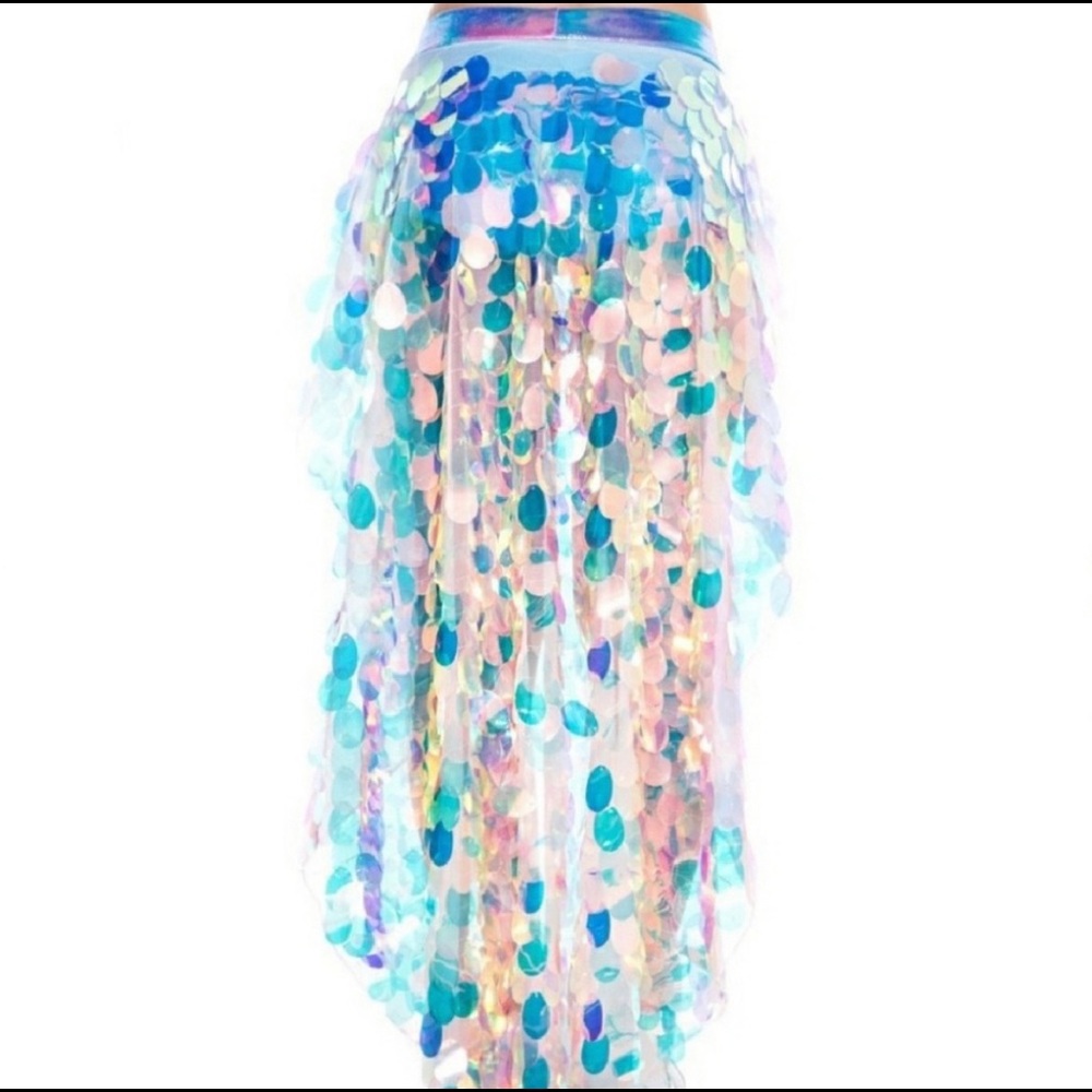 Rolita couture sequin skirt I heart raves l